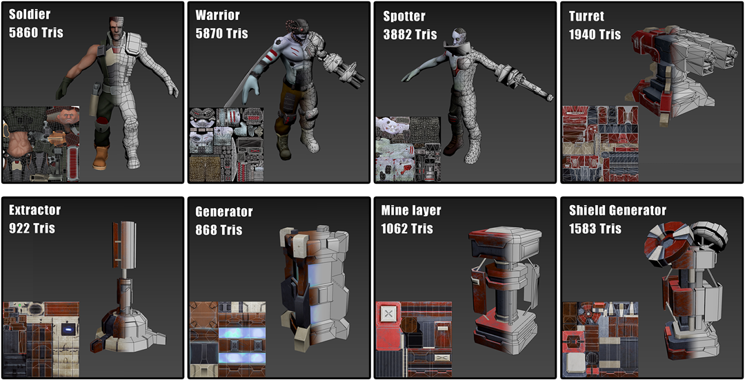 Guardforce art examples